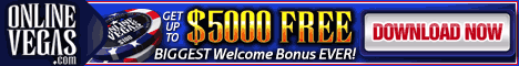 Get up to $5000 in bonus from OnlineVegas.com