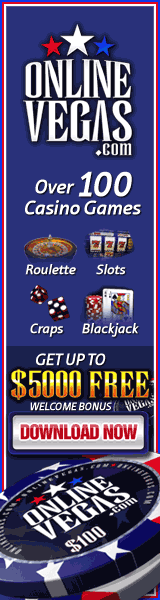Play great Casino games at OnlineVegas.com Play great Casino games at OnlineVegas.com